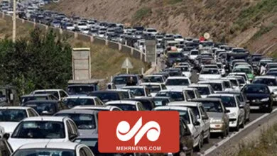 ترافیک سنگین محورهای شمالی ۹ آذر؛ جاده چالوس جنوب به شمال بسته است ترافیک سنگین محورهای شمالی ۹ آذر؛ جاده چالوس جنوب به شمال بسته است