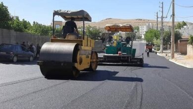 آسفالت یک میلیون و ۳۰۰ هزار مترمربع از معابر روستاهای اطراف شیراز