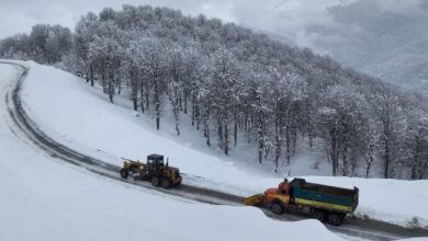 تردد در محورهای کوهستانی با زنجیر چرخ امکان‌ پذیر است