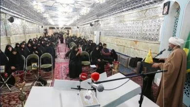 میزبانی امامزاده صالح تجریش از خانواده شهدای لبنانی میزبانی امامزاده صالح تجریش از خانواده شهدای لبنانی