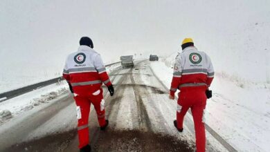 ۳۲۶ امدادگر در خط مقدم برف و کولاک/ امدادرسانی به بیش از ۳ هزار نفر در ۱۵ استان