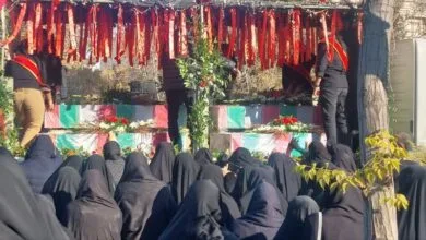 شمیم عطر شهدا در پاییز سمنان/ تشییع پیکر ۶ شهید گمنام شمیم عطر شهدا در پاییز سمنان/ تشییع پیکر ۶ شهید گمنام