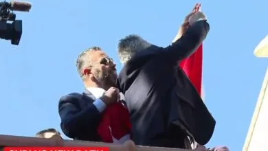 لحظه بازگشایی کنسولگری ترکیه بعد از ۱۳ سال در حلب | ویدئو