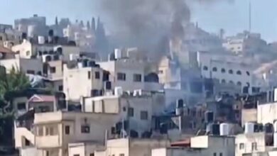 فوری؛ انفجار مهیب خودروی نظامی اسرائیلی ها در جنین + فیلم