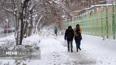 بارش برف و باران در خراسان رضوی