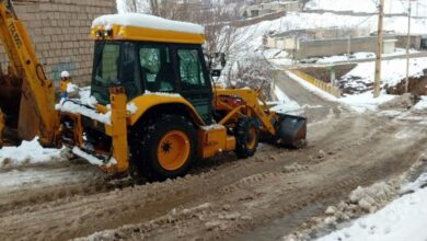 برف‌روبی ۲۸۰۰ کیلومتر از محورهای چهارمحال‌وبختیاری