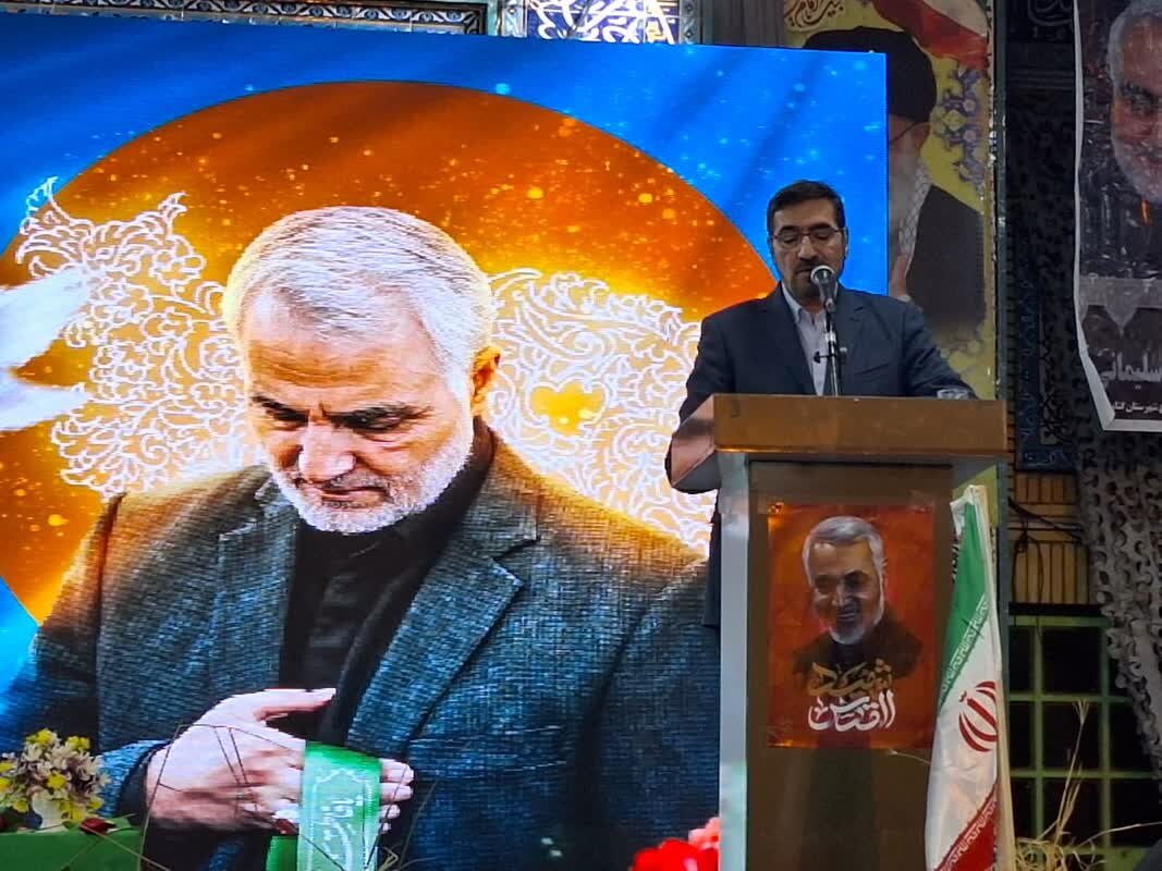 مراسم سالگرد شهادت شهید سلیمانی در گناوه برگزار شد