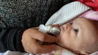 شهادت نوزاد ۳۵ روزه در نوار غزه بر اثر شدت سرما