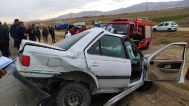 برخورد سه خودرو در محور بجنورد به شیروان یک کشته و چهار مصدوم برجا گذاشت