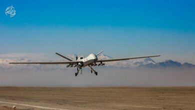 سپاه از پهپاد فوق سنگین «غزه» رونمایی کرد سپاه از پهپاد فوق سنگین «غزه» رونمایی کرد