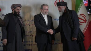 تاکید بر توسعه فعالیت بخشهای خصوصی ایران و افغانستان در دیدار «عراقچی» با «نورالدین عزیزی» تاکید بر توسعه فعالیت بخشهای خصوصی ایران و افغانستان در دیدار «عراقچی» با «نورالدین عزیزی»