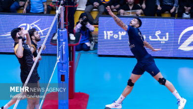 ثبت نهمین برد متوالی تیم والیبال مقاومت شهرداری تبریز