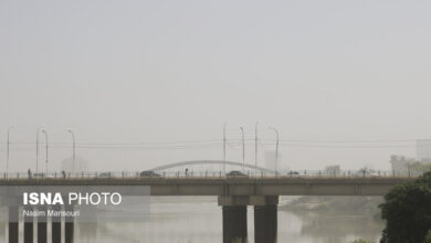 هوای ۷ شهر خوزستان در وضعیت «نارنجی»