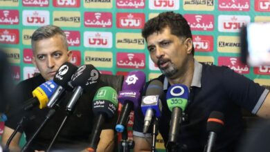 خوشحالی حسینی از عملکرد آلومینیوم/ درود به شرف بازیکنانم!