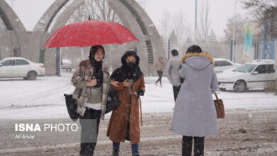 سامانه بارشی ظهر یکشنبه وارد استان اردبیل می‌شود