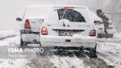 ریزش بهمن محور پونل – خلخال را مسدود کرد