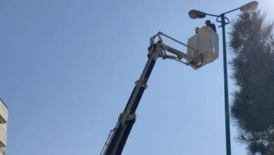 طرح بهینه سازی شبکه روشنایی معابر شهر یاسوج  آغاز شد