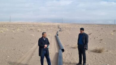 مشکل کم‌آبی ۸۰۰۰ نفر در روستاهای حومه شرقی رفسنجان برطرف می‌شود