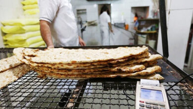 نصب پرده سزای نانوای متخلف همدانی