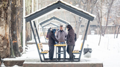 بارش شدید برف در البرز