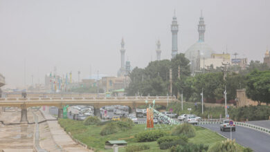 هوای قم در شرایط ناسالم برای کلیه گروهها قرار دارد هوای قم در شرایط ناسالم برای کلیه گروهها قرار دارد