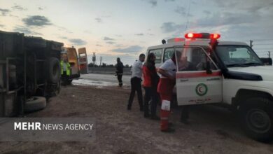 اخبار تکمیلی از واژگونی اتوبوس زائران کربلا در کرمانشاه