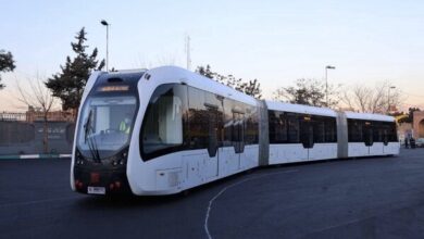 تراموا در خیابانهای تهران + فیلم تراموا در خیابانهای تهران + فیلم