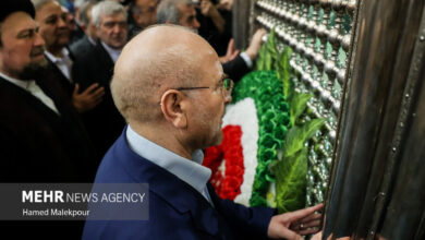 تجدید میثاق رئیس و نمایندگان مجلس با آرمان‌های امام خمینی (ره)