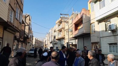 مشکل فاضلاب شهرک کوثر سنندج با ورود سازمان بازرسی رفع شد