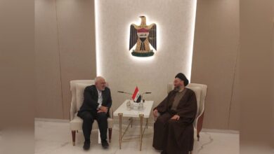 ظریف در عراق با عمار حکیم دیدار کرد ظریف در عراق با عمار حکیم دیدار کرد