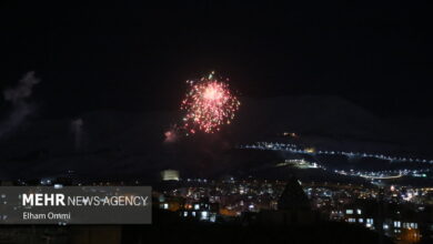 بانگ الله اکبر و نورافشانی در کوهبنان بانگ الله اکبر و نورافشانی در کوهبنان