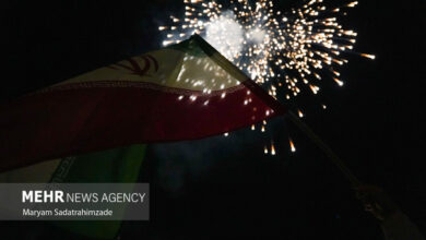 نورافشانی آسمان بجنورد به مناسبت شب میلاد امام زمان(عج)‌