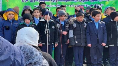 شور و نشاط البرزی های با سرودهای حماسی در ۲۲ بهمن