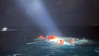 واژگونی قایق ماهیگیری در نزدیکی جزیره جنوبی کره جنوبی