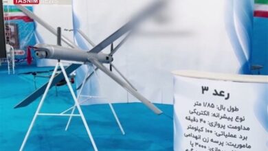 جدیدترین پهپادهای انتحاری و شناسایی تاکتیکی سپاه رونمایی شد