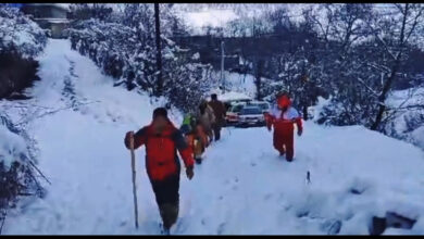 ۳ مفقودی در کوهستان مالیموس شهرستان میرآباد نجات پیدا کردند