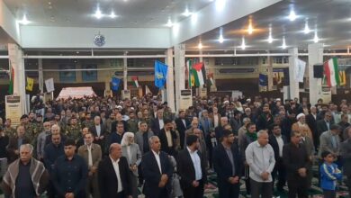 مراسم شام غریبان شهدای مقاومت در بوشهر