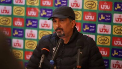 حسینی پس از تساوی برابر مس: امیدوارم از این بازی درس گرفته باشیم