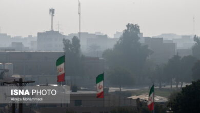 آلودگی هوا در ۱۳ شهر خوزستان/ وضعیت «قرمز» در ۴ شهر