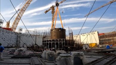 نصب یکی از کلیدیترین تجهیزات واحد دوم نیروگاه بوشهر نصب یکی از کلیدیترین تجهیزات واحد دوم نیروگاه بوشهر