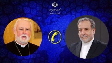 رایزنی تلفنی وزیران خارجه ایران و واتیکان در مورد تحولات منطقه