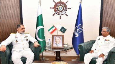 فرماندهان نیروی دریایی ایران و پاکستان دیدار کردند