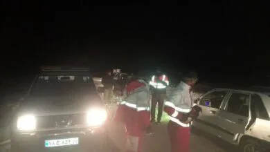 امدادرسانی هلال احمر به ۱۰۲ نفر گرفتار در کولاک در محور شاهین دژ _ بوکان امدادرسانی هلال احمر به ۱۰۲ نفر گرفتار در کولاک در محور شاهین دژ _ بوکان