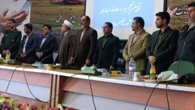 مراسم تکریم و معارفه فرماندار رابُر برگزار شد مراسم تکریم و معارفه فرماندار رابُر برگزار شد