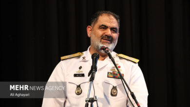 دریادار ایرانی: رزمایش مشترک ایران، روسیه و چین باعث امنیت منطقه است