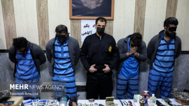 ۴ سارق زورگیر در اصفهان دستگیر شدند ۴ سارق زورگیر در اصفهان دستگیر شدند