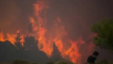 آتش سوزی‌های گسترده در حومه لاذقیه