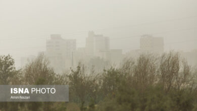 هشدار نارنجی گرد و خاک برای آخرین روز سال در خوزستان
