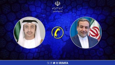 رایزنی وزیران امور خارجه ایران و امارات در مورد نامه اخیر ترامپ به ایران