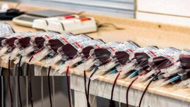 استقرار تیم سیار انتقال خون کرمانشاه در اسلام‌آباد غرب در روز یکشنبه